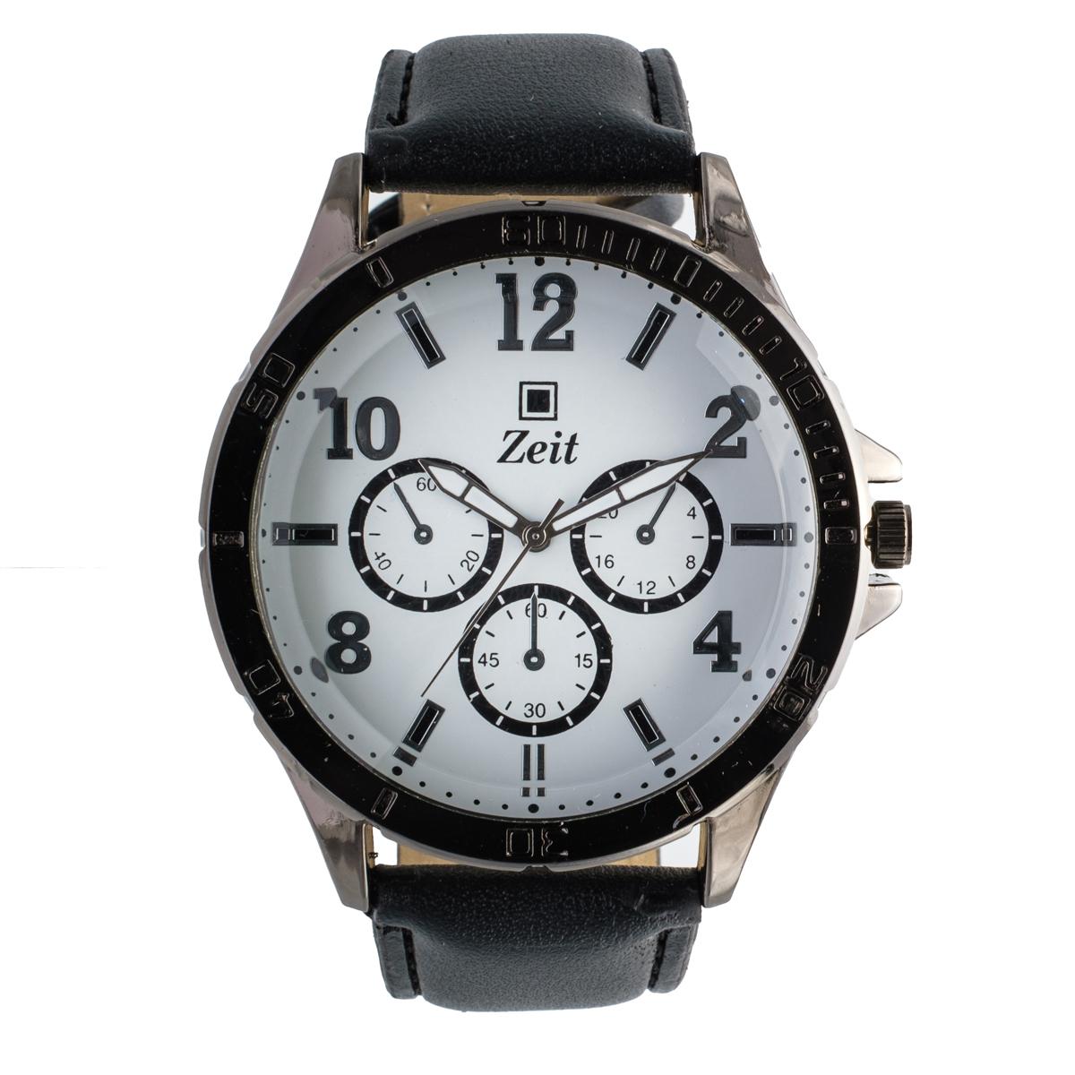 Reloj Análogo Zeit Caballero Casual Tacto Piel Simuladores