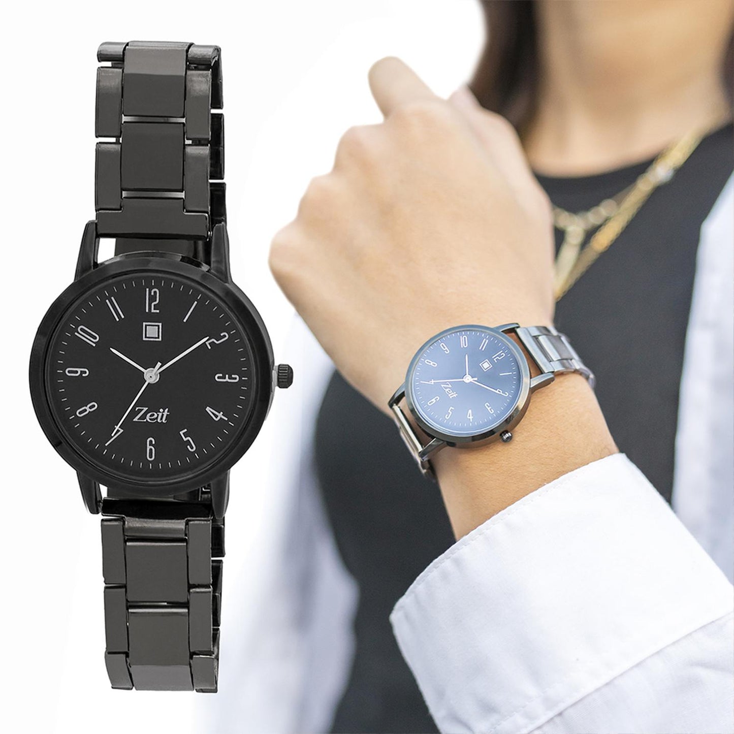 Reloj Análogo Zeit Casual Mujer Metal