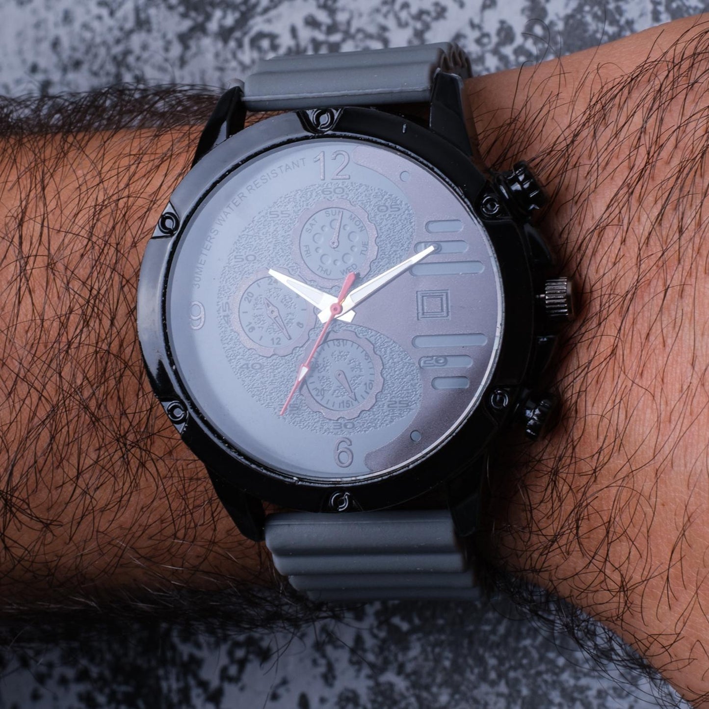 Reloj Análogo Zeit Caballero Silicón Simuladores Casual