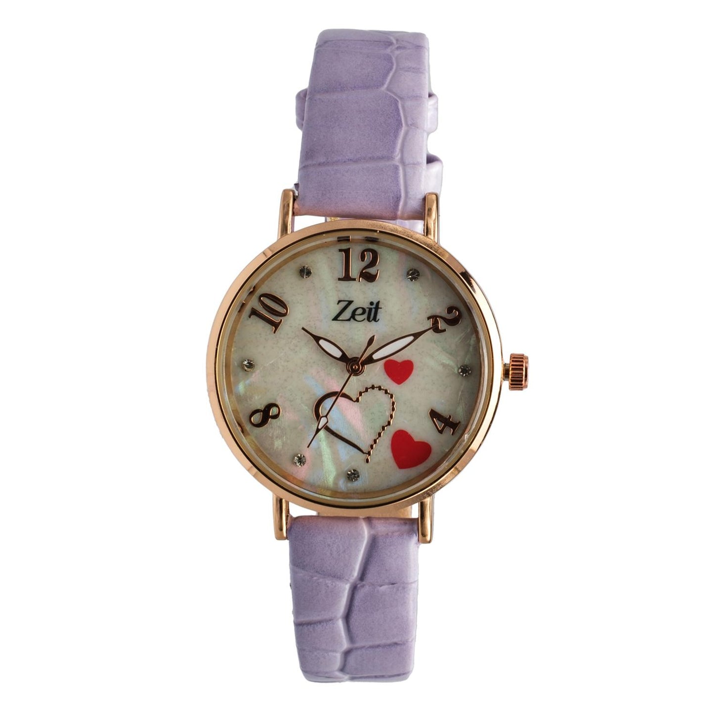 Reloj Análogo Zeit Dama Casual Correa de Tacto Piel Diseño