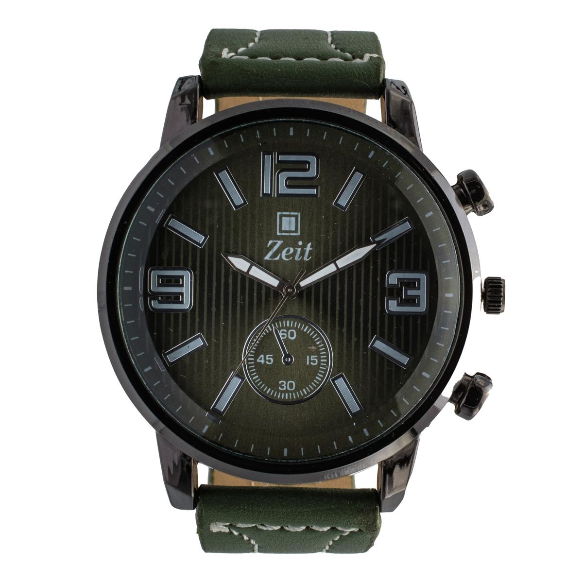Reloj Análogo Zeit Caballero correa Tacto Piel Simuladores
