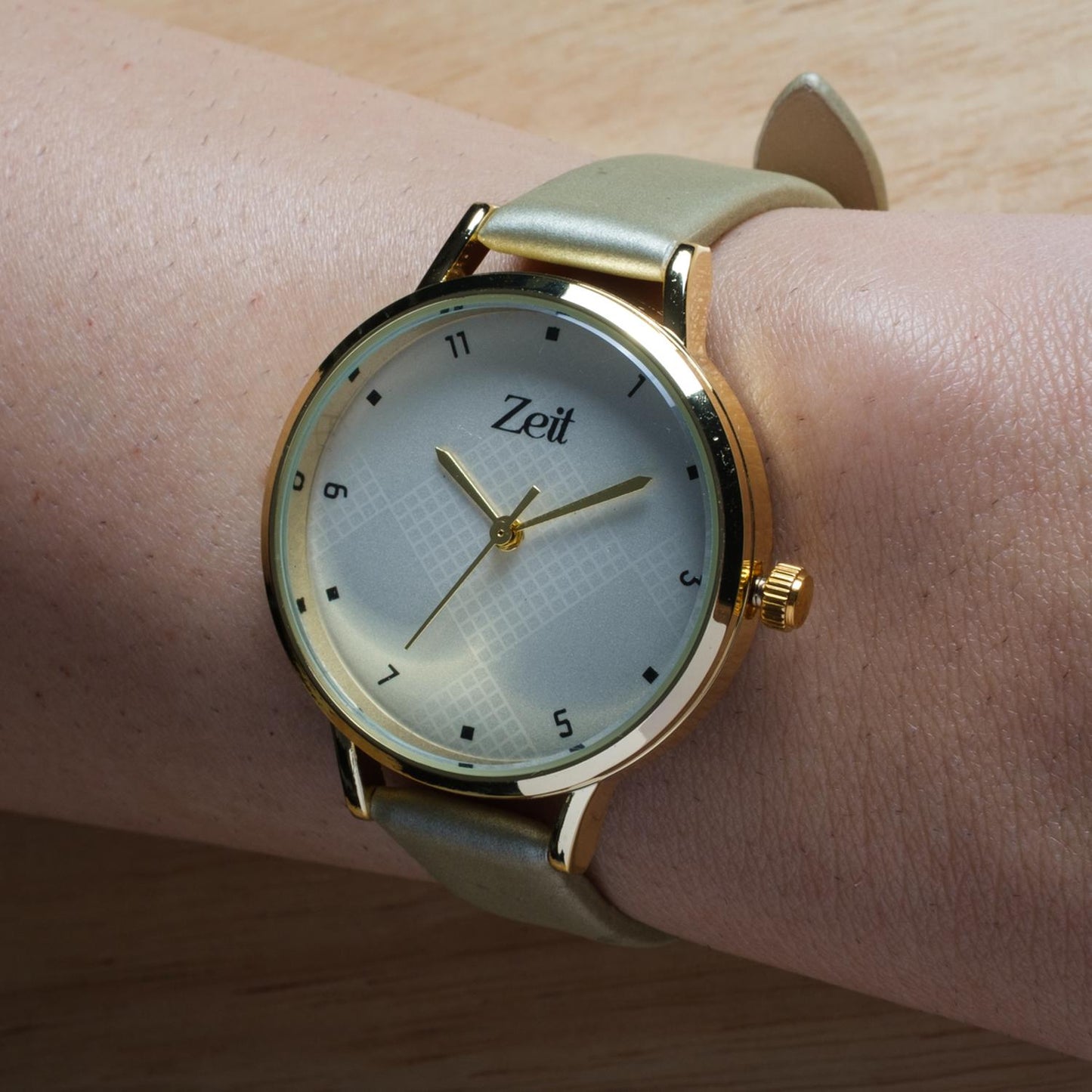 Reloj Análogo Zeit Dama Casual correa Textura/Tacto Piel