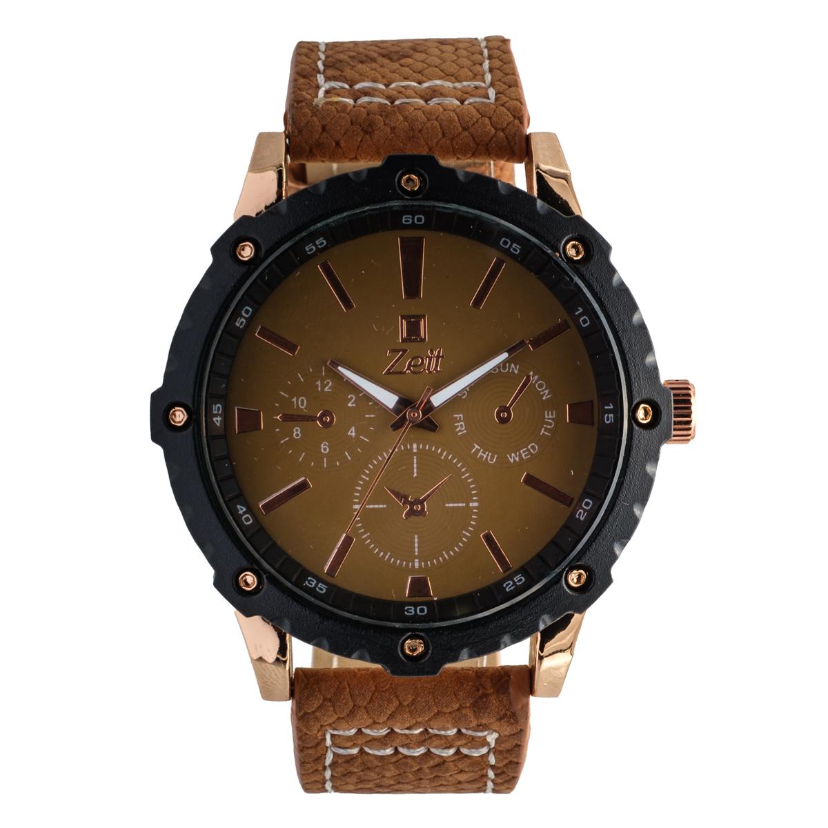 Reloj Análogo Zeit Caballero Casual Simuladores/Tacto Piel