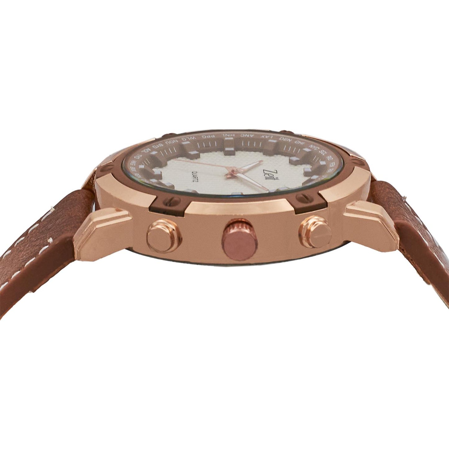 Reloj Análogo Zeit Casual Hombre Tacto Piel
