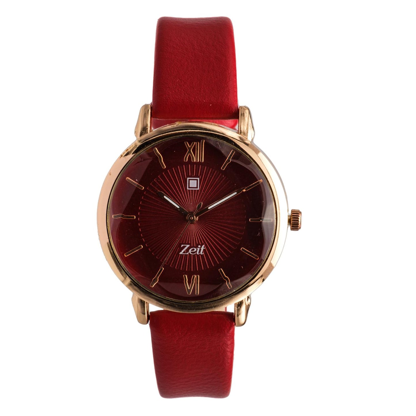 Reloj Análogo Zeit Dama Casual Tacto Piel Textura
