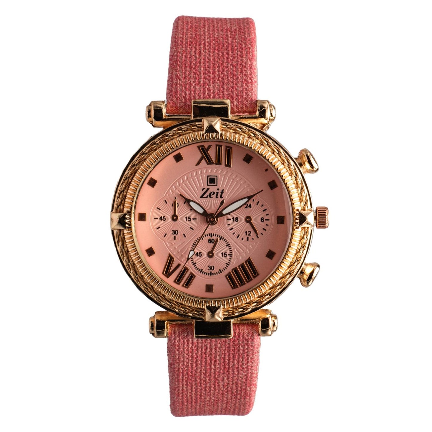 Reloj Análogo Zeit Dama Simuladores Casual Tacto Piel