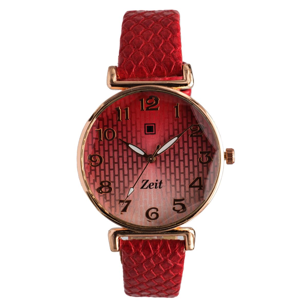 Reloj Análogo Zeit Casual correa De Tacto Piel Textura Dama