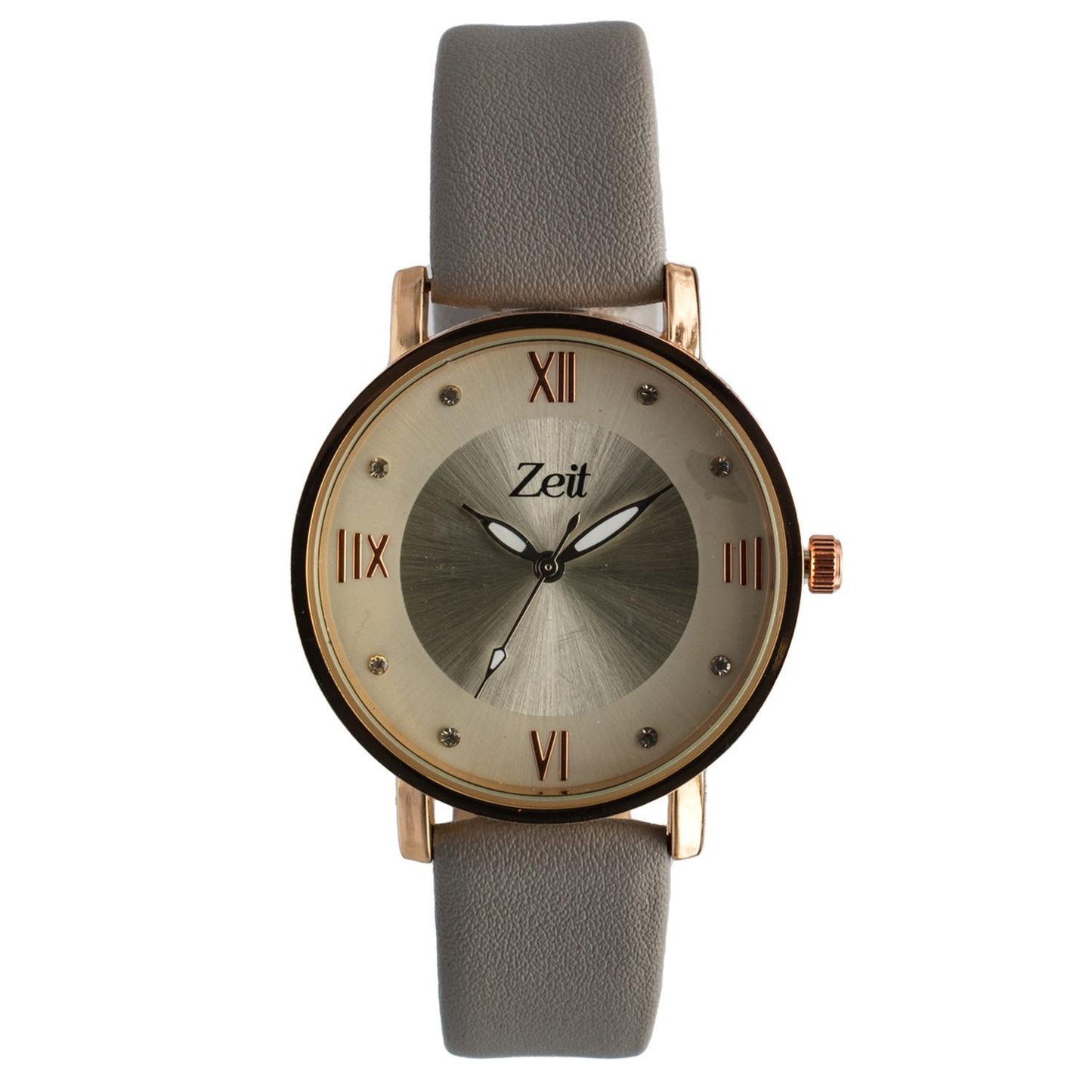 Reloj Análogo Zeit Dama Casual correa Tacto Piel Núm Romanos