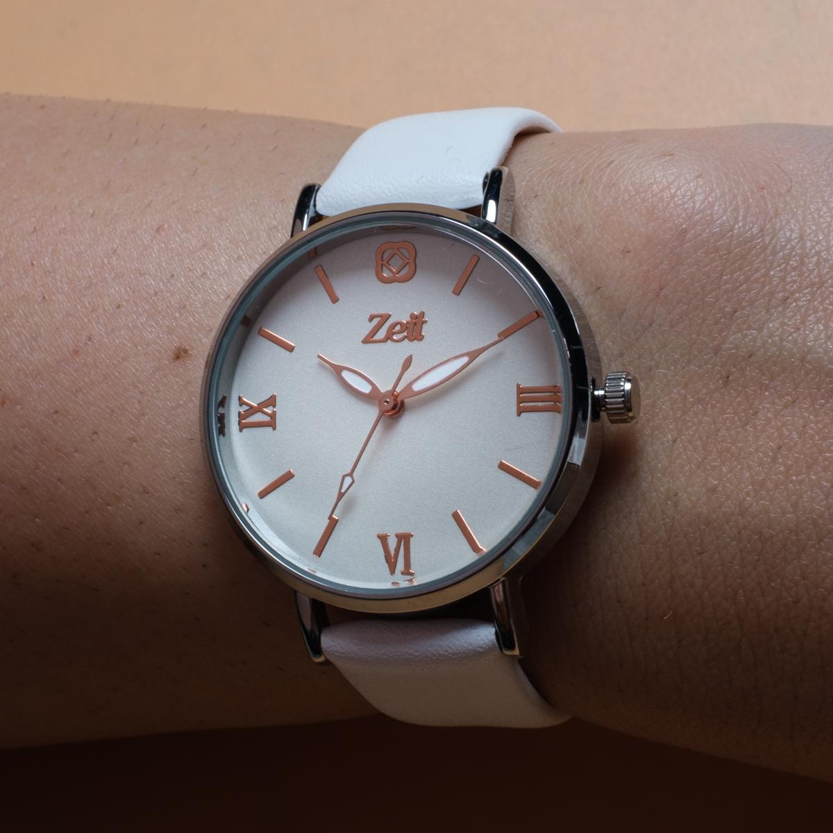 Reloj Análogo Zeit Dama Casual Números Romanos/Tacto Piel