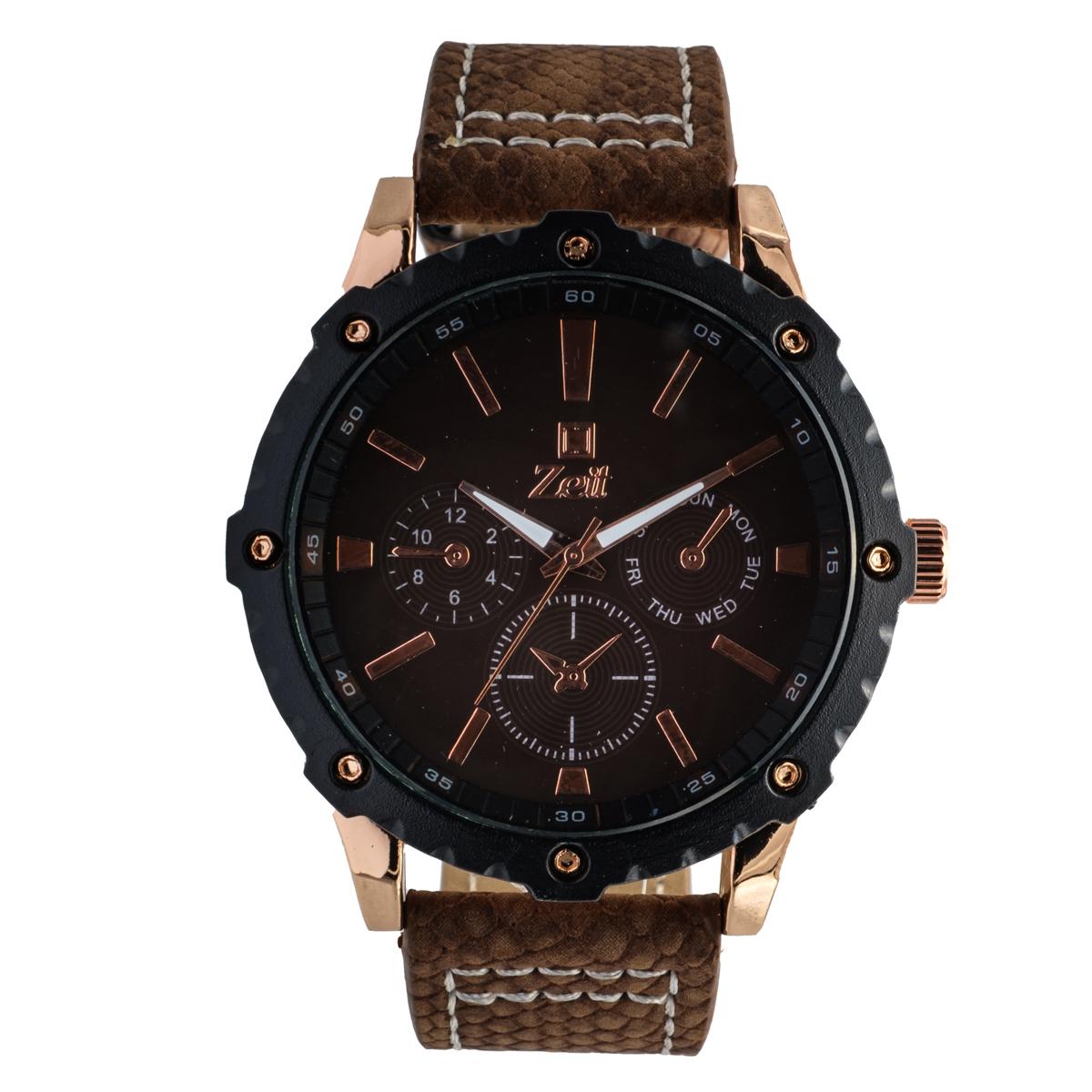 Reloj Análogo Zeit Caballero Casual Simuladores/Tacto Piel