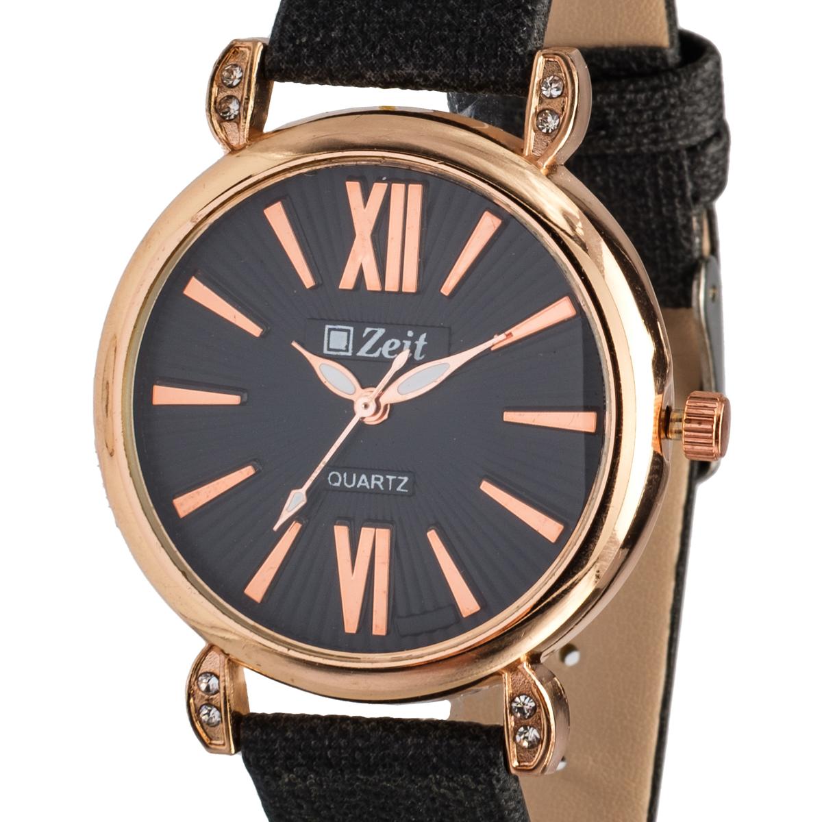 Reloj Análogo Zeit Dama Casual Tacto Piel/Romanos