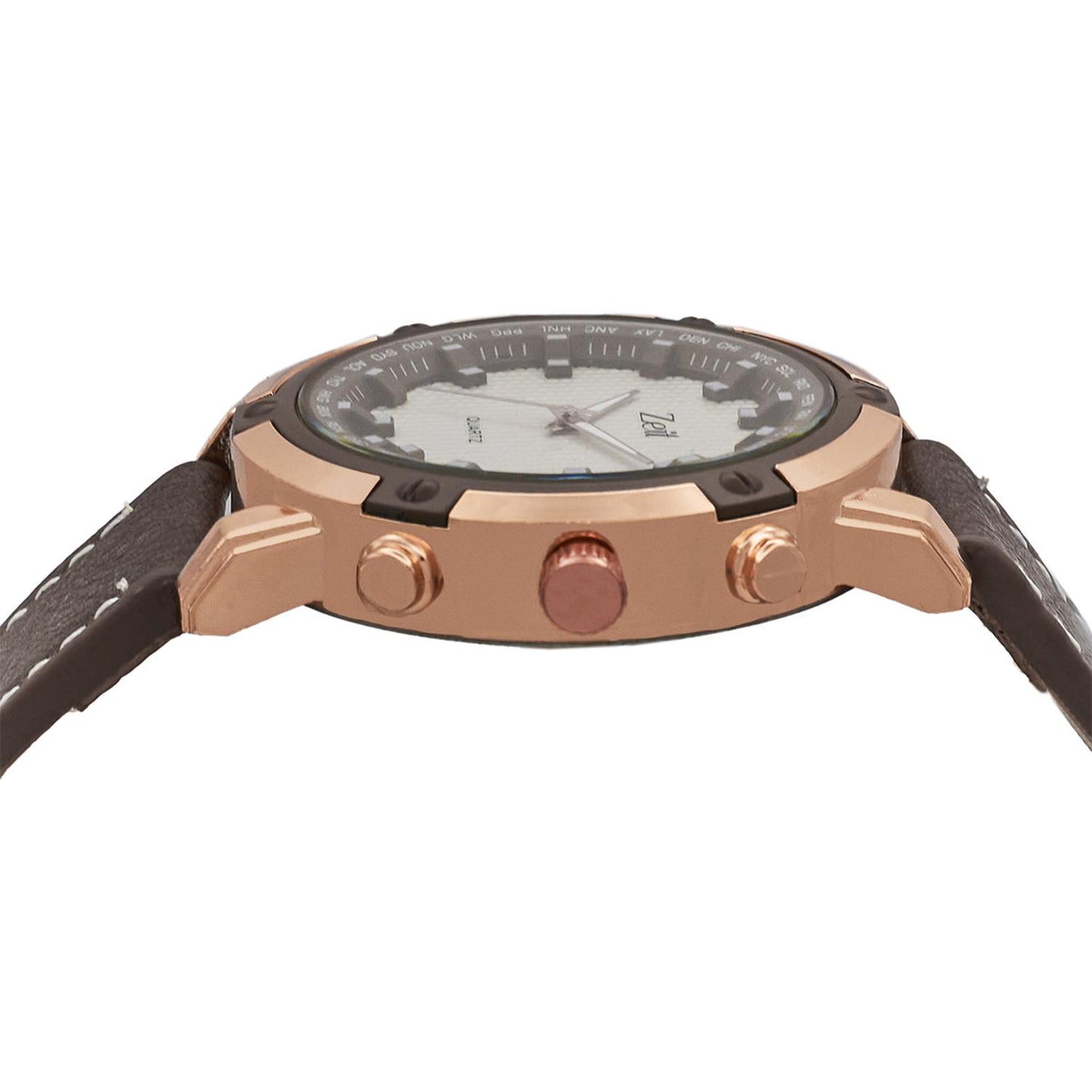 Reloj Análogo Zeit Casual Hombre Tacto Piel