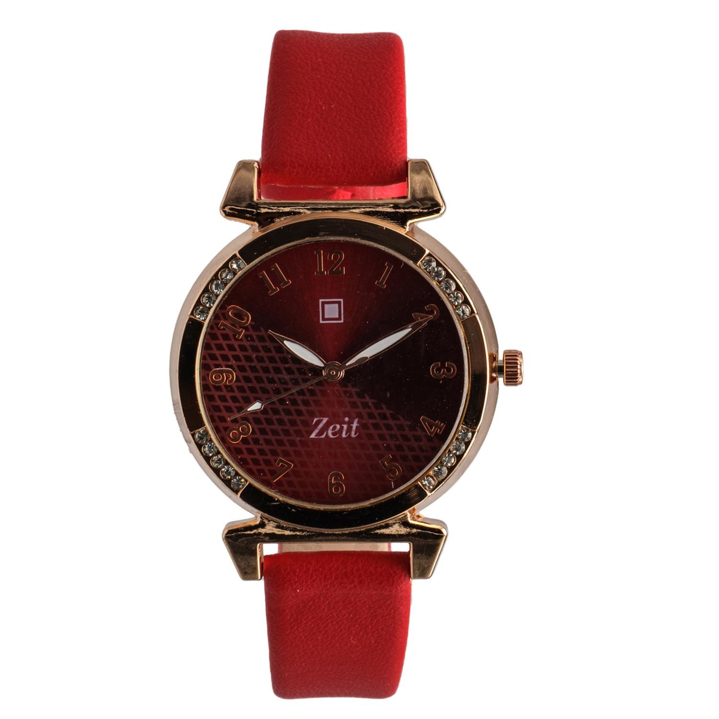 Reloj Análogo Zeit Dama Casual correa De Tacto Piel Textura