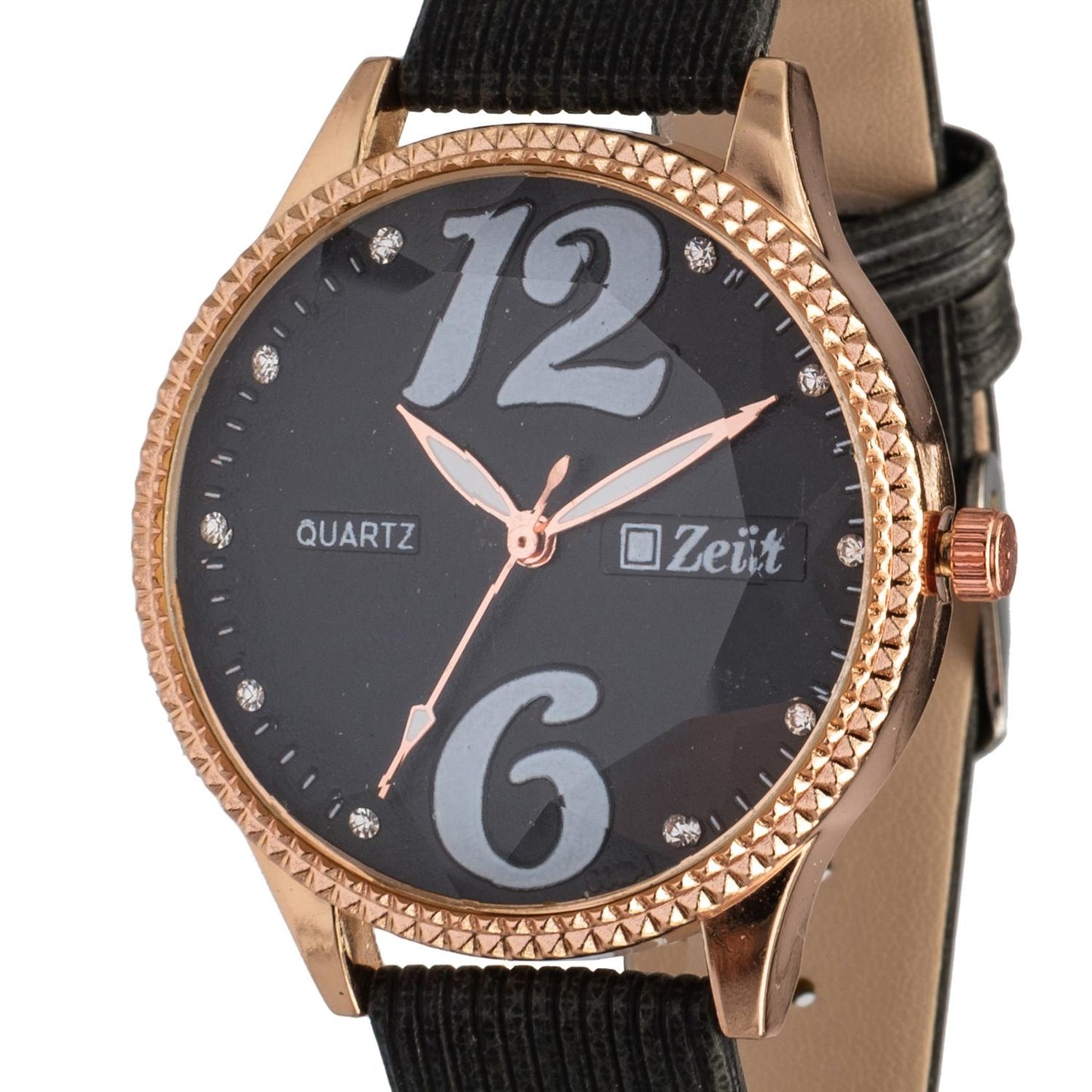 Reloj Análogo Zeit correa De Tacto Piel Textura Dama