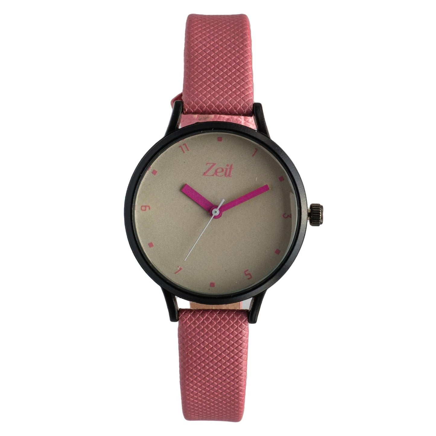 Reloj Análogo Zeit Dama correa De Tacto Piel Casual Textura