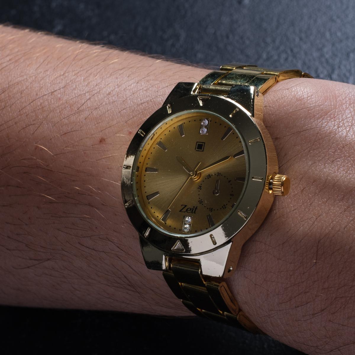 Reloj Análogo Zeit Dama Casual correa De Metal Simuladores