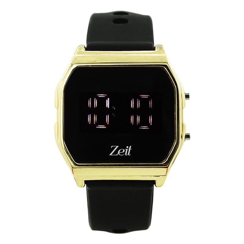 Reloj Zeit de Sin Género tipo Digital Silicón Negro 21123