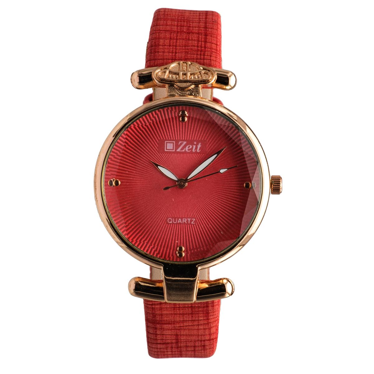 Reloj Análogo Zeit Dama Casual Tacto Piel Elegante