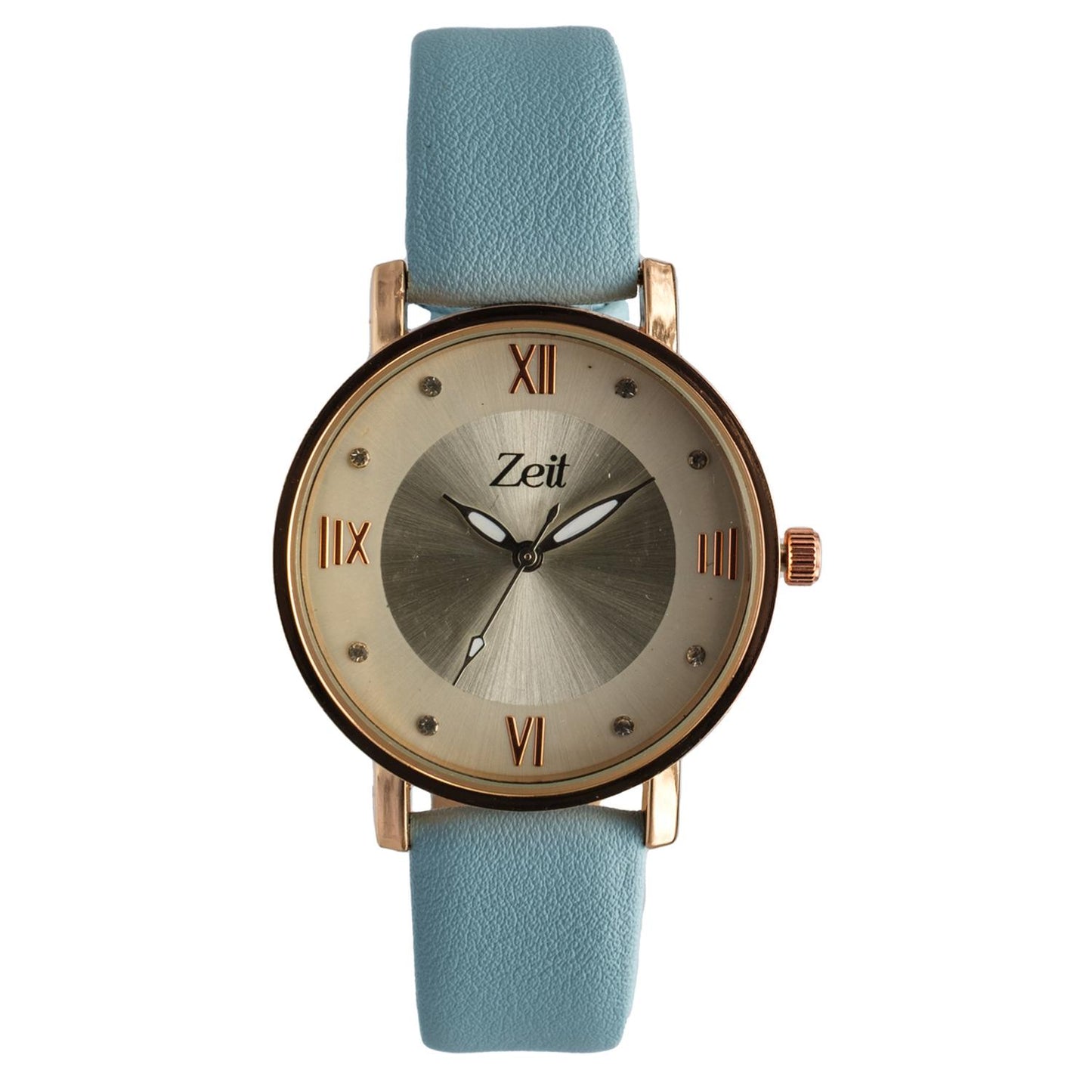 Reloj Análogo Zeit Dama Casual correa Tacto Piel Núm Romanos