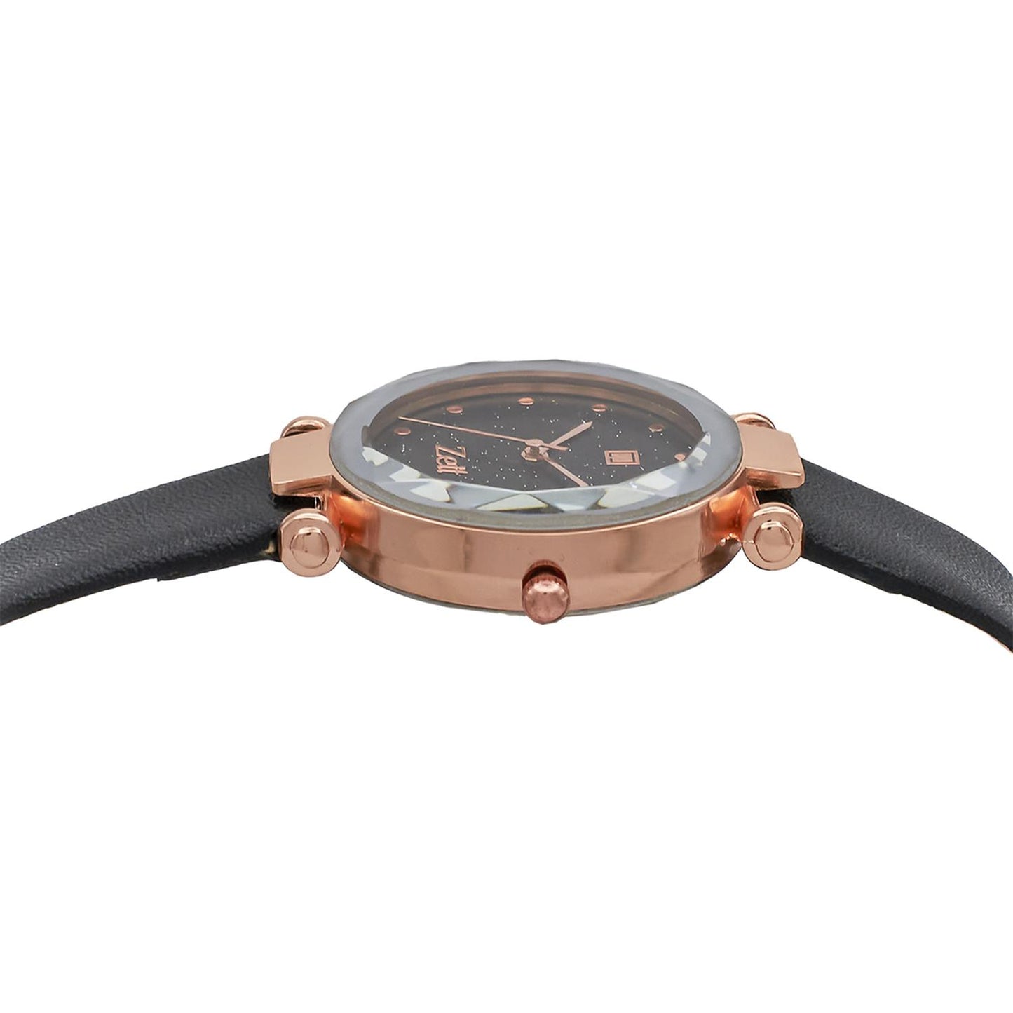 Reloj Análogo Zeit Casual Mujer Tacto Piel Brillantes