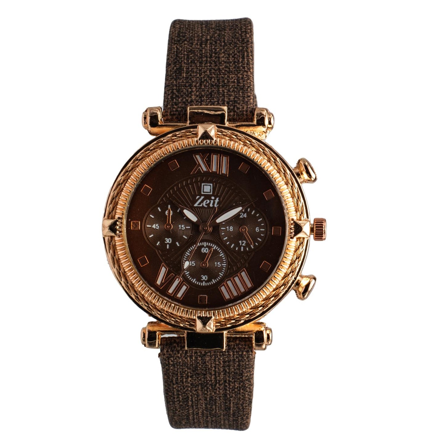 Reloj Análogo Zeit Dama Simuladores Casual Tacto Piel