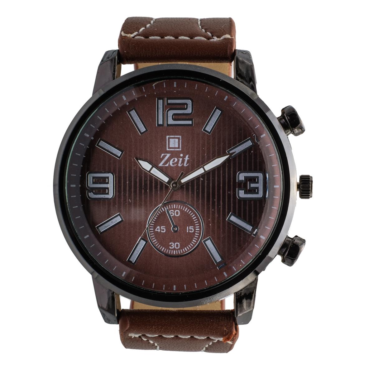 Reloj Análogo Zeit Caballero correa Tacto Piel Simuladores