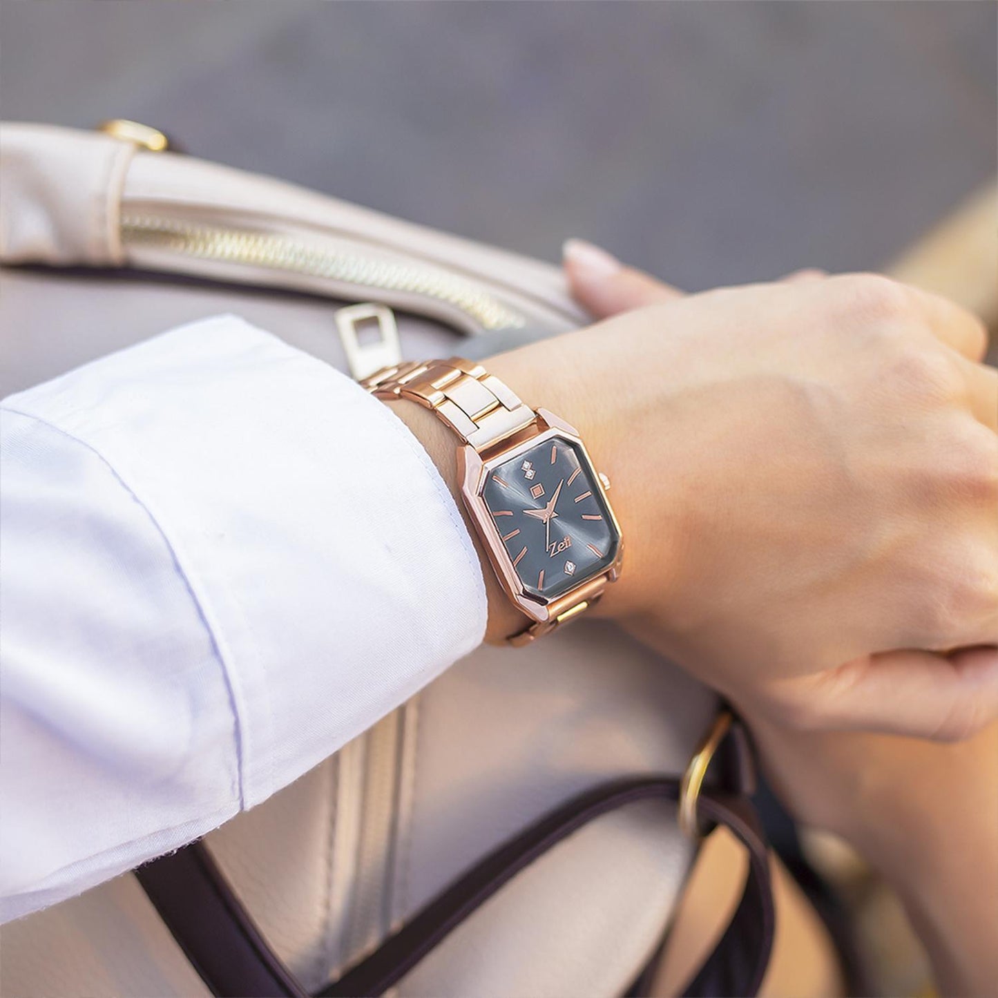 Reloj Análogo Zeit Casual Mujer Metal