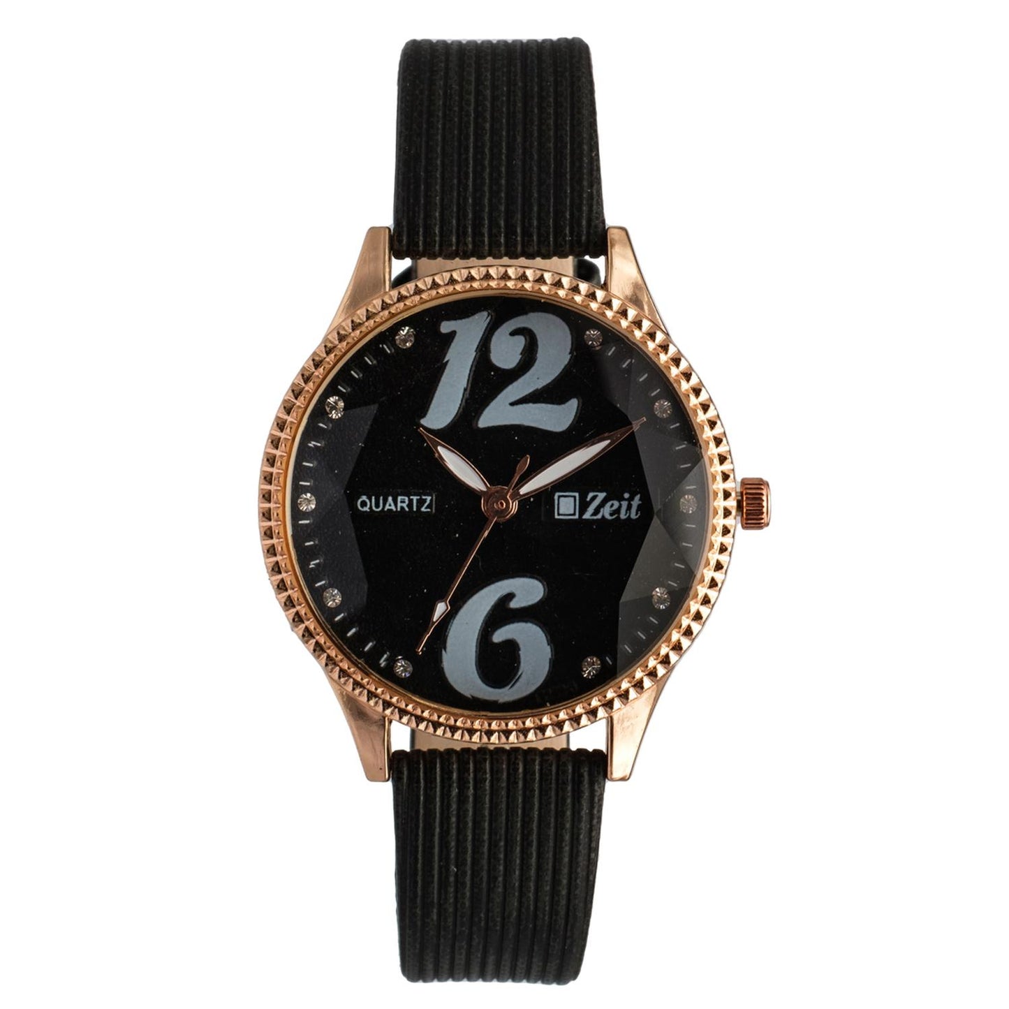 Reloj Análogo Zeit correa De Tacto Piel Textura Dama