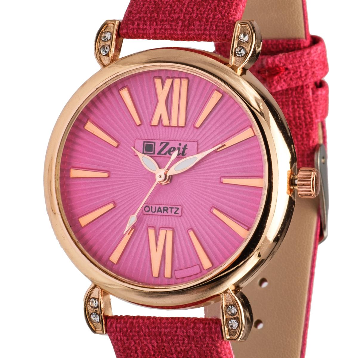 Reloj Análogo Zeit Dama Casual Tacto Piel/Romanos