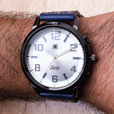 Reloj Análogo Zeit Caballero Tacto Piel fondo liso Casual