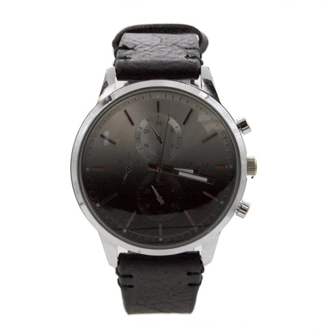 Reloj Zeit de Hombre tipo Análogo extensible Tactopiel color  Negro