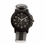 Reloj Zeit para Hombre fondo negro con indicadores Blancos