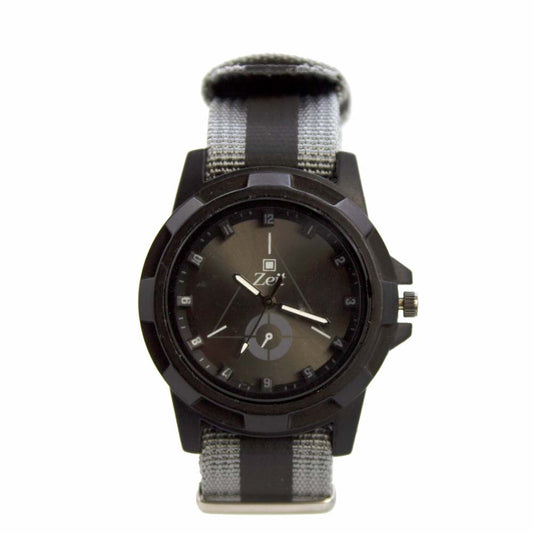 Reloj Zeit para Hombre fondo negro con indicadores blancos