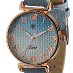 Reloj Análogo Zeit Casual correa De Tacto Piel Textura Dama