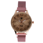 Reloj Análogo Zeit Dama Casual Mesh y Textura