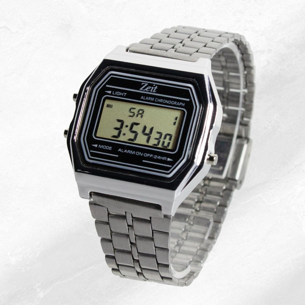 Reloj digital 2024 plateado