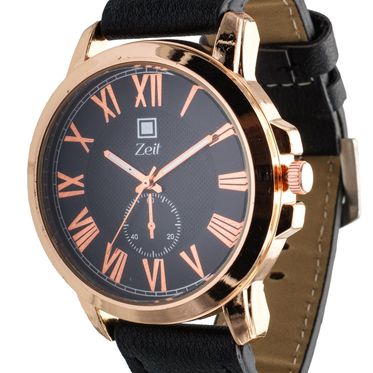 Reloj Análogo Zeit Caballero Casual Números Romanos