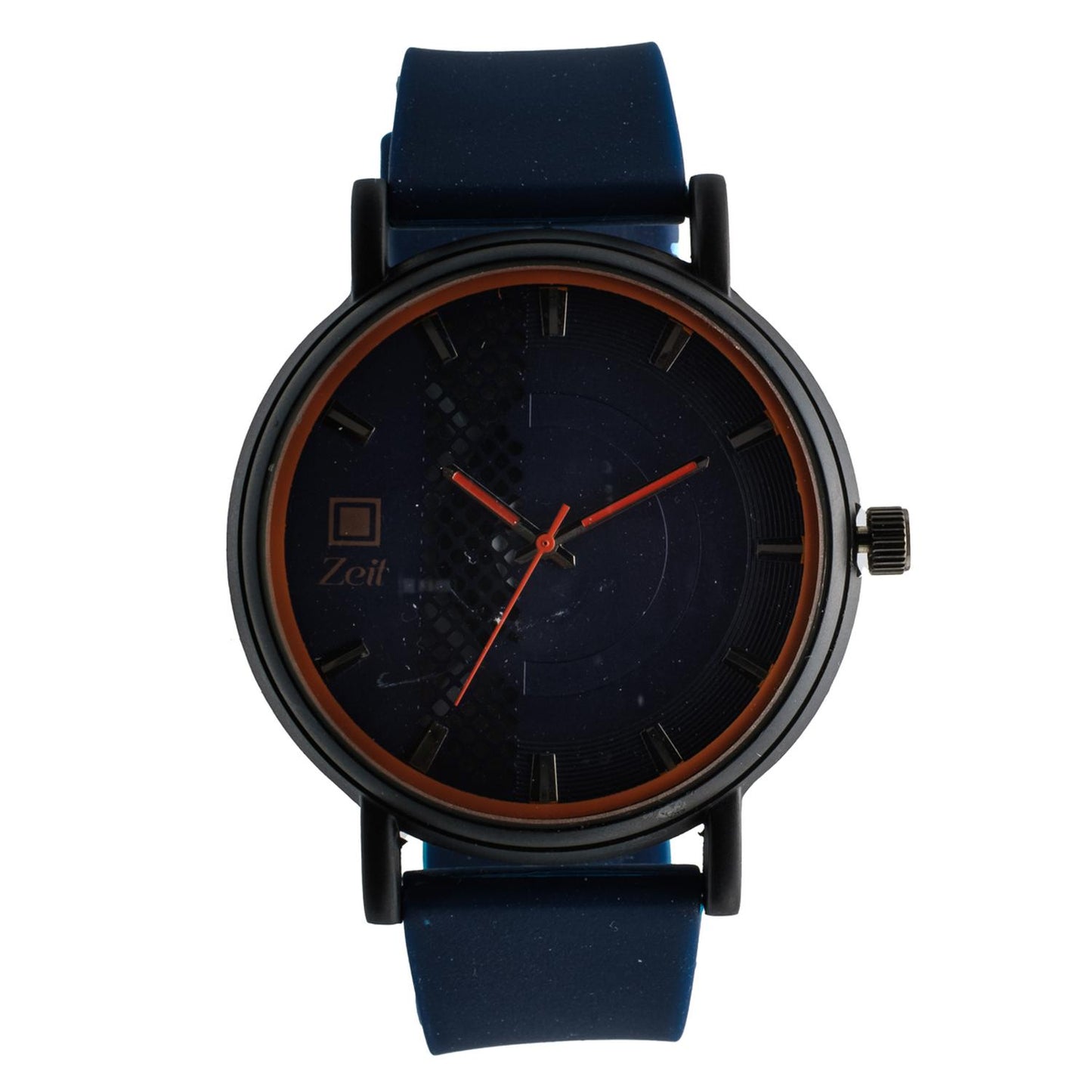 Reloj Análogo Zeit Caballero Casual Correa Silicón Textura