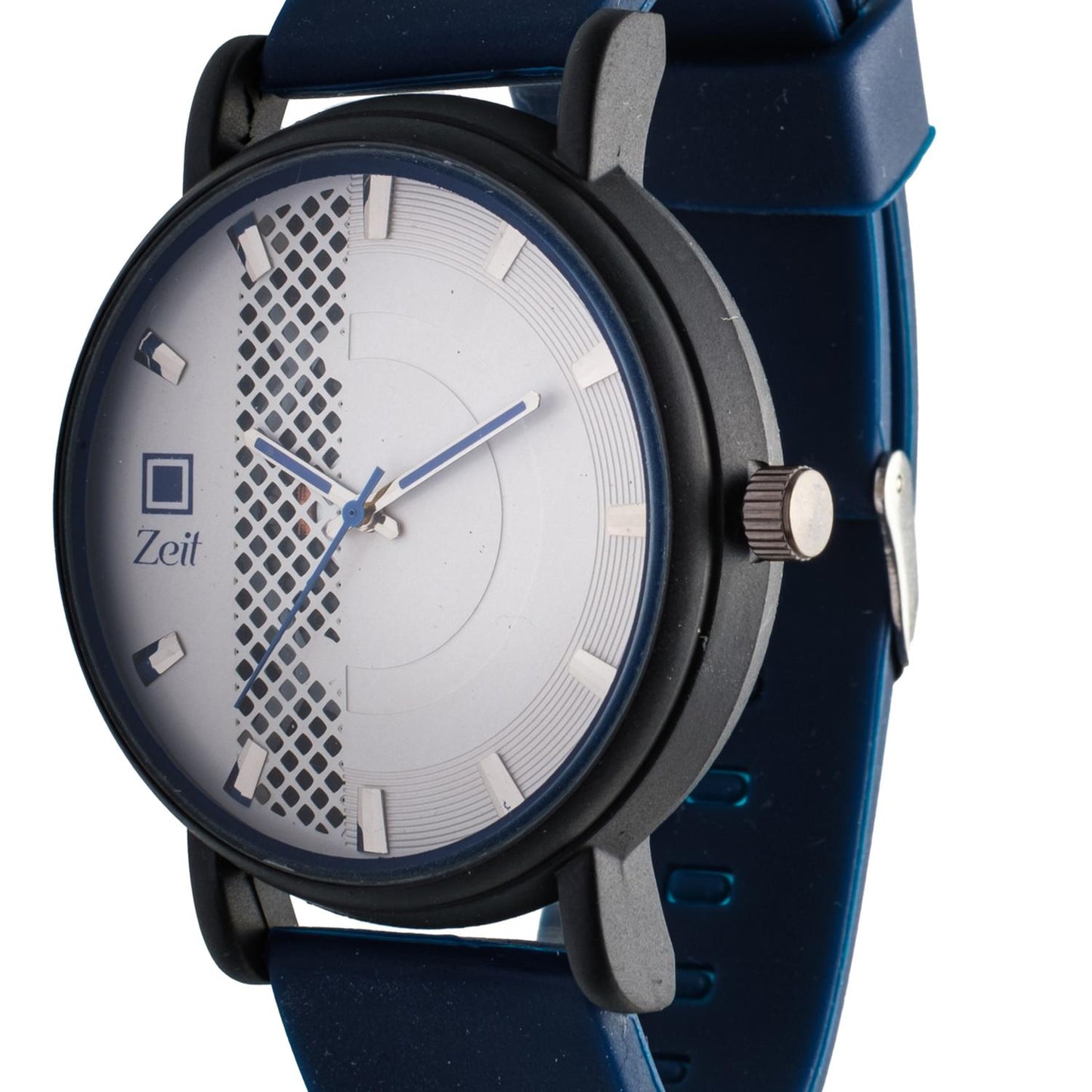 Reloj Análogo Zeit Caballero Casual Correa Silicón Textura