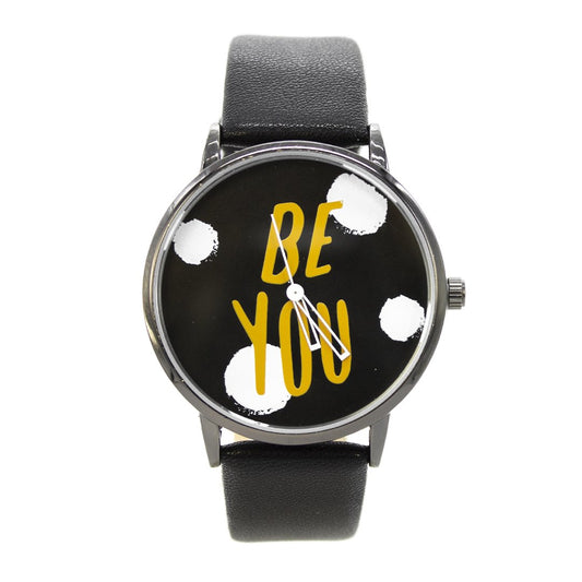 Reloj Zeit Sin Género Tactopiel Negro 18554 BE YOU