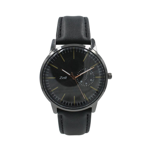 Reloj Zeit Análogo Hombre Tactopiel Negro - CB00018889