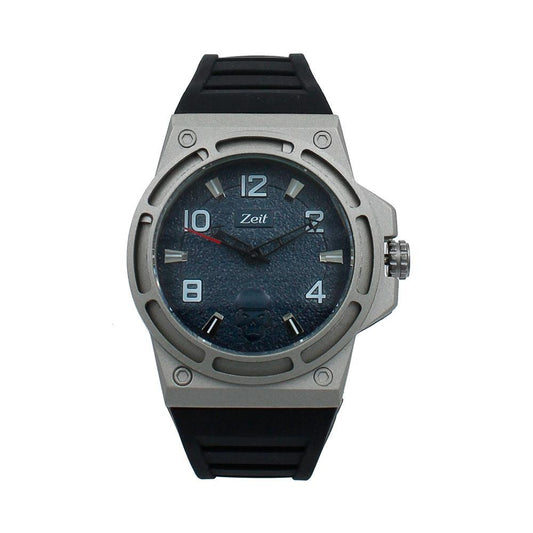 Reloj Zeit Análogo Hombre Caucho Negro - CB00018898