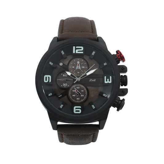 Reloj Zeit Análogo Hombre Tactopiel Café - CB00018903