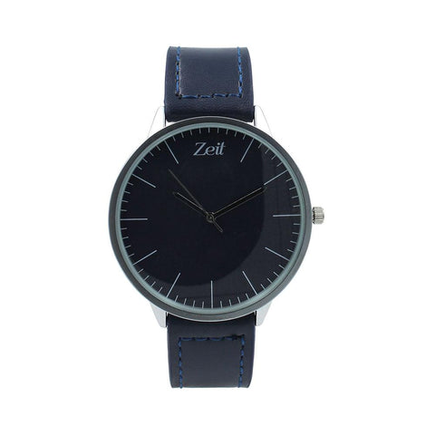 Reloj Zeit Análogo Hombre Tactopiel Azul - CB00018930