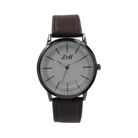 Reloj Zeit Análogo Hombre Tactopiel Café Claro - CB00018993