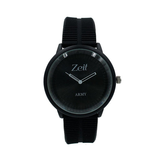 Reloj Zeit Análogo Hombre Caucho Negro - CB00019000