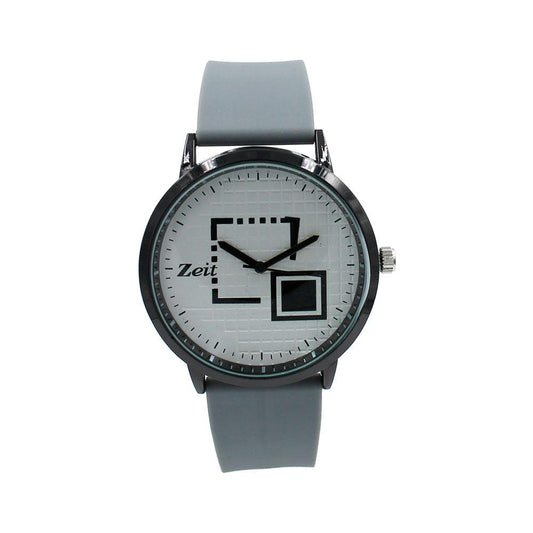 Reloj Zeit Análogo Hombre Caucho Gris - CB00019033