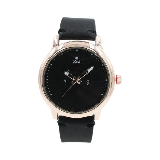 Reloj Zeit Análogo Hombre Tactopiel Negro  - CB00019083