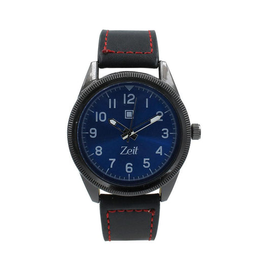 Reloj Zeit Análogo Hombre Tactopiel Negro  - CB00019084