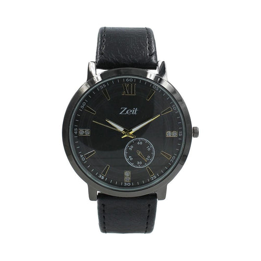 Reloj Zeit Análogo Hombre Tactopiel Negro - CB00019115